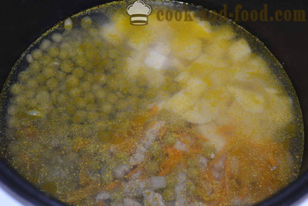 Pea in multivarka - how to cook pea soup in multivarka, step by step recipe photos