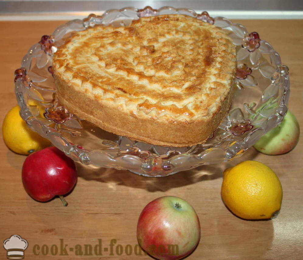 Closed apple pie dough - how to make a pie dough, a step by step recipe photos