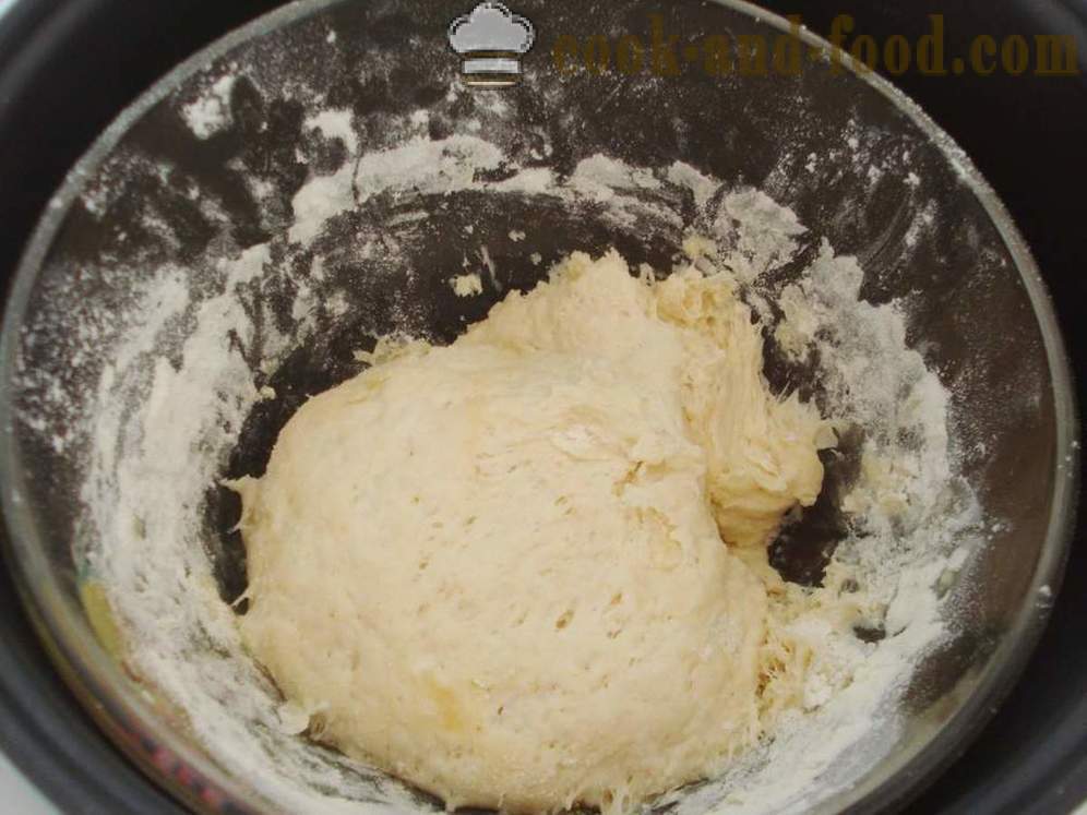 Pizza from the finished yeast dough in the oven - how to make a pizza with sausage at home, step by step recipe photos