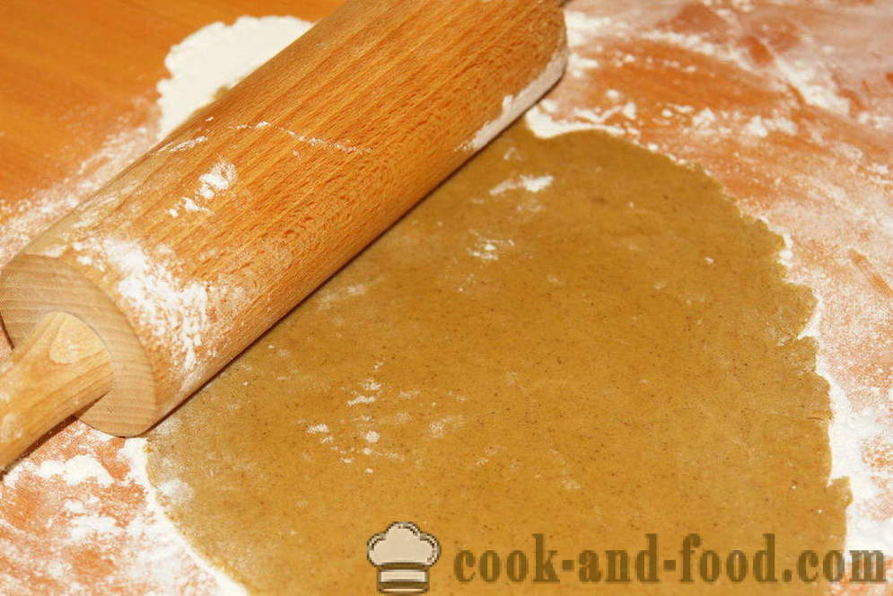 Gingerbread cookies with cinnamon and honey - how to make a gingerbread home, step by step recipe photos