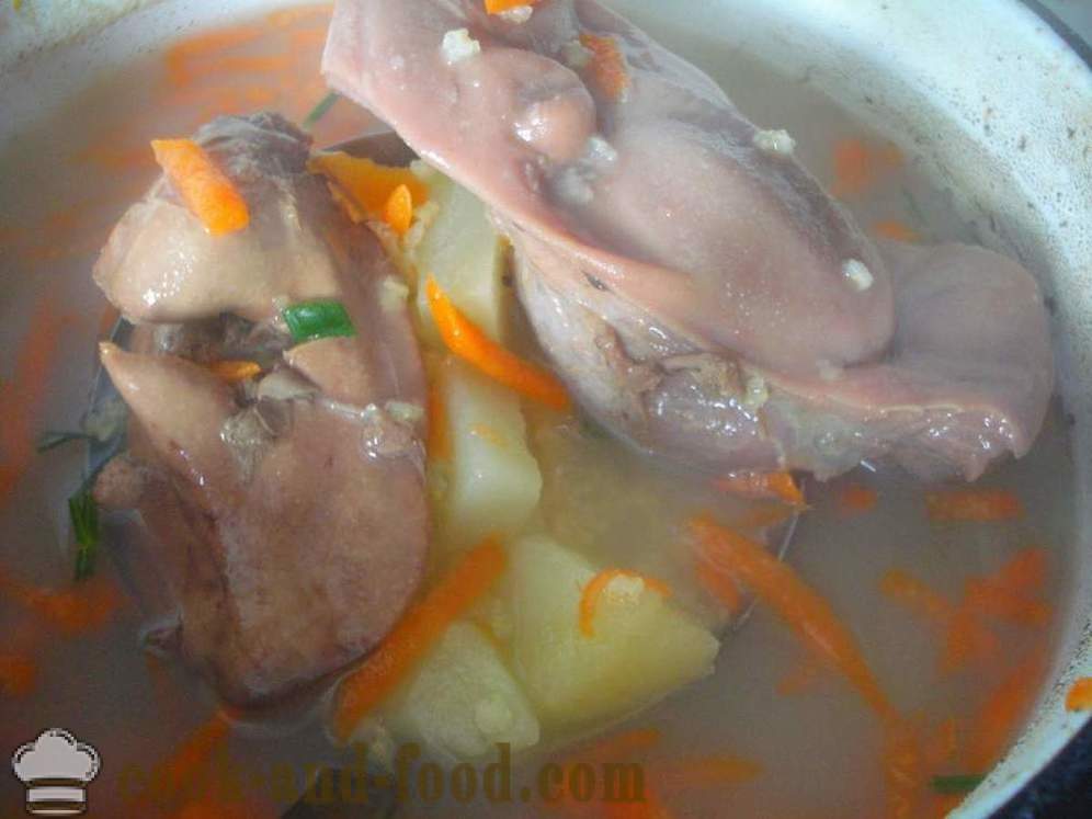 Soup of millet giblet - how to cook soup with millet, a step by step recipe photos