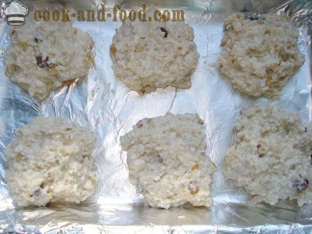 Fitness cookies oatmeal - how to cook oatmeal cookies, a step by step recipe photos