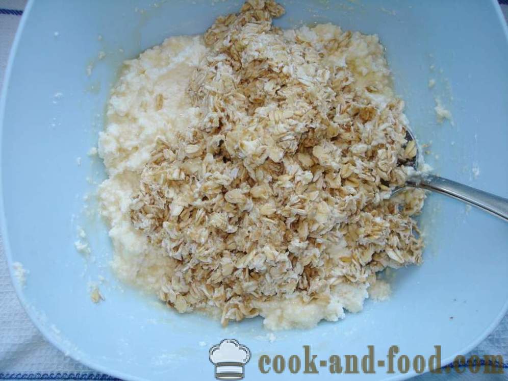 Fitness cookies oatmeal - how to cook oatmeal cookies, a step by step recipe photos
