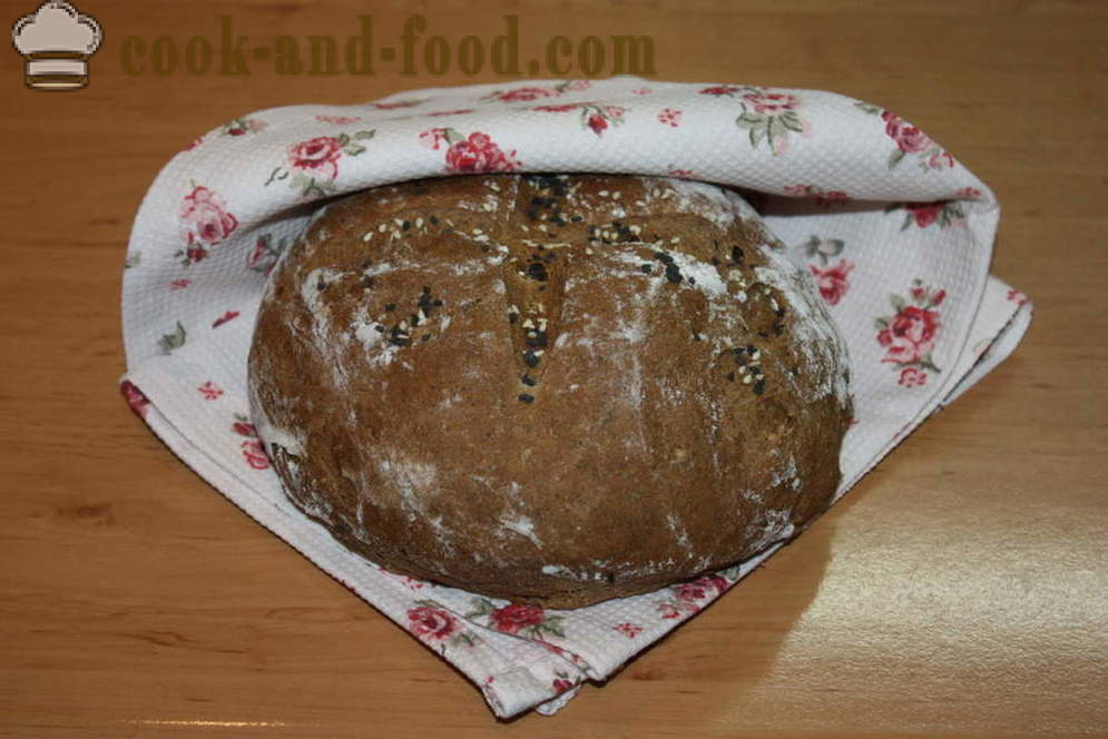 Recipe for rye bread in the oven - how to bake rye bread at home, step by step recipe photos