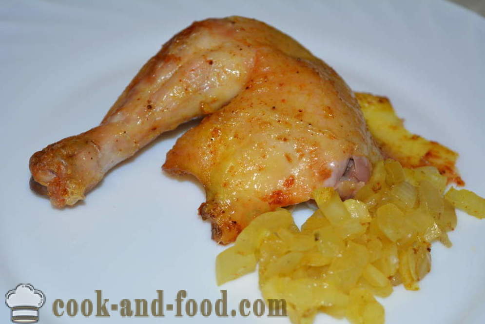Stuffed chicken with a crispy crust baked in the oven - like baked chicken in the oven whole, a step by step recipe photos