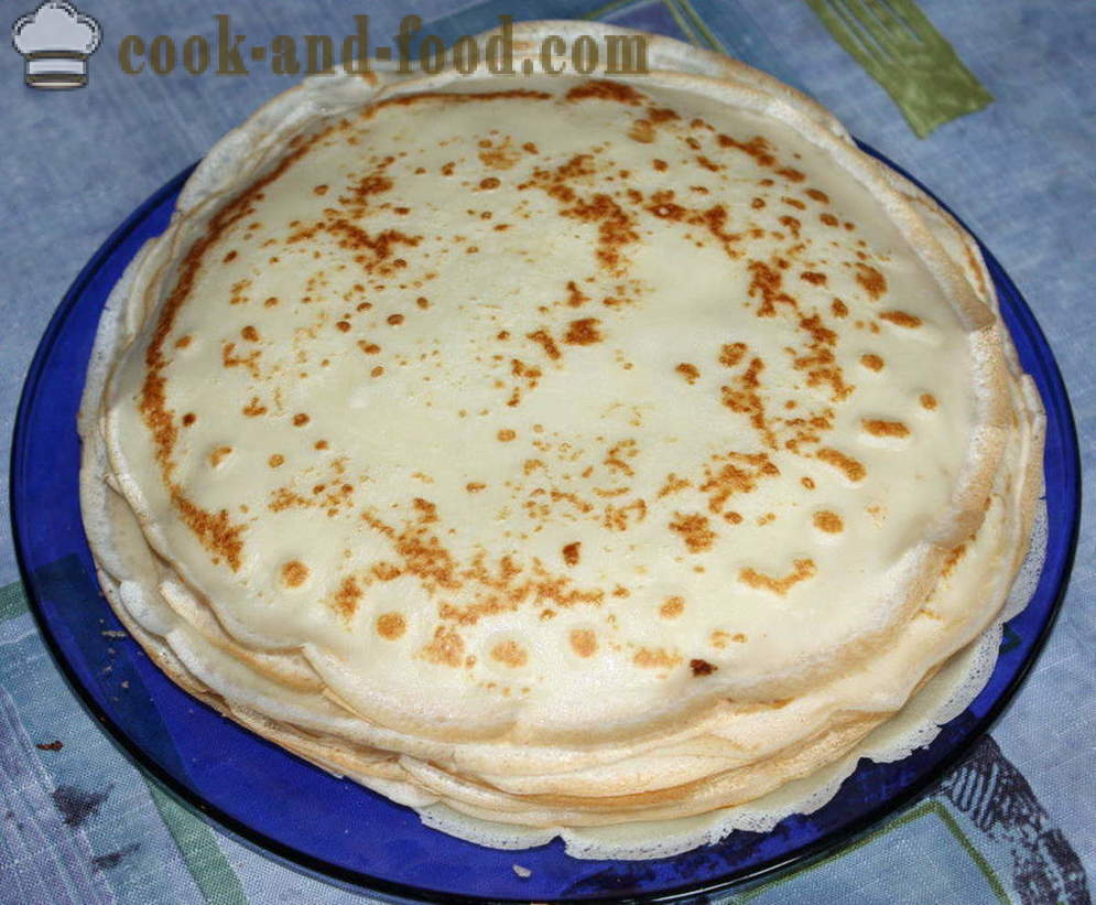 Pancake pie with mushrooms, cheese and vegetables in the oven - step by step how to cook a pancake cake recipe with photo