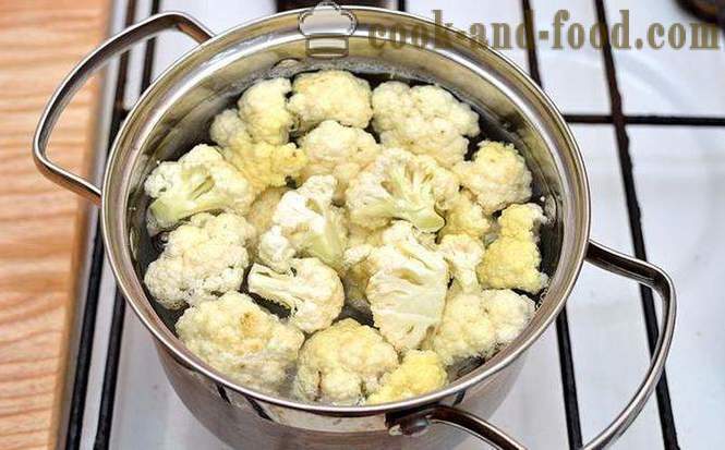 How to freeze the cauliflower in the winter at home