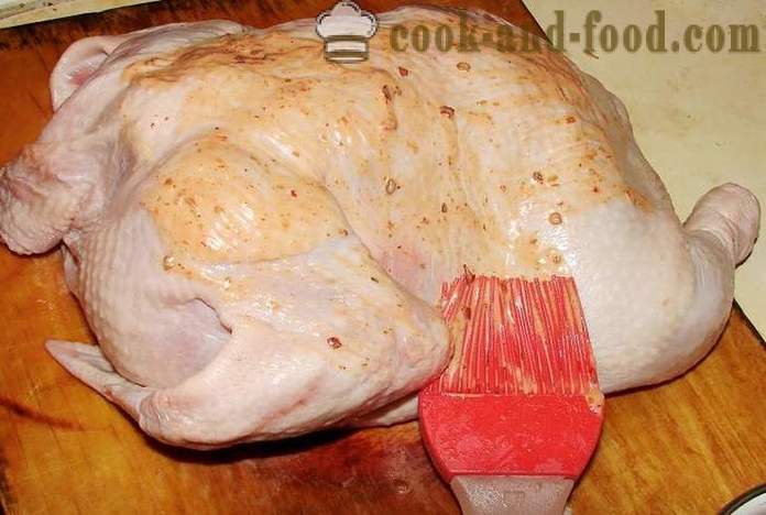 Chicken salt in the oven - how to cook chicken for salt, a step by step recipe photos