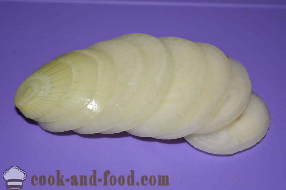 Capelin stew with onions in a frying pan - both tasty capelin cook in a frying pan, a step by step recipe photos