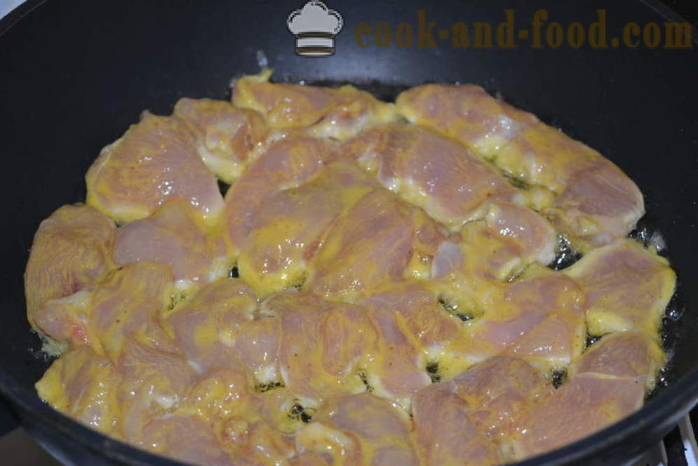 Delicious chicken breast fried in a pan - how to cook a juicy chicken breast in a frying pan, a step by step recipe photos