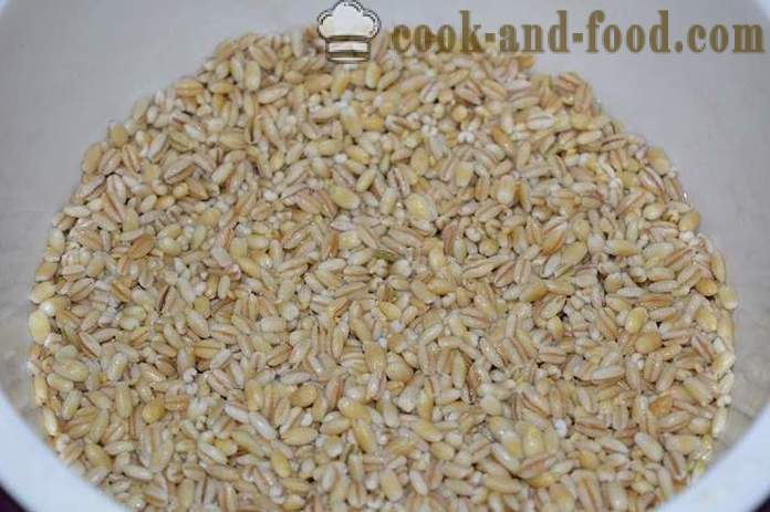 Barley in a pot with meat cooked in the oven - how to cook barley porridge with meat in the oven, with a step by step recipe photos