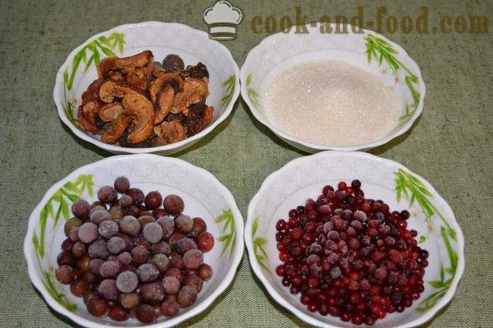 Compote of dried fruits and frozen berries in multivarka - how to cook stewed fruit in multivarka, step by step recipe photos