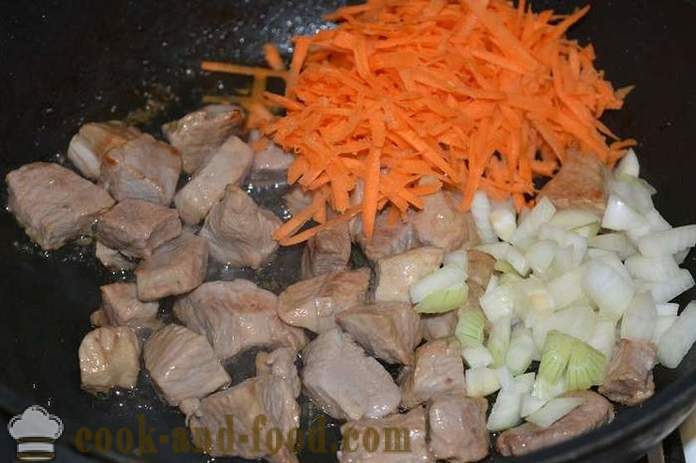 Delicious buckwheat with meat in a frying pan - how to cook buckwheat porridge with meat, a step by step recipe photos