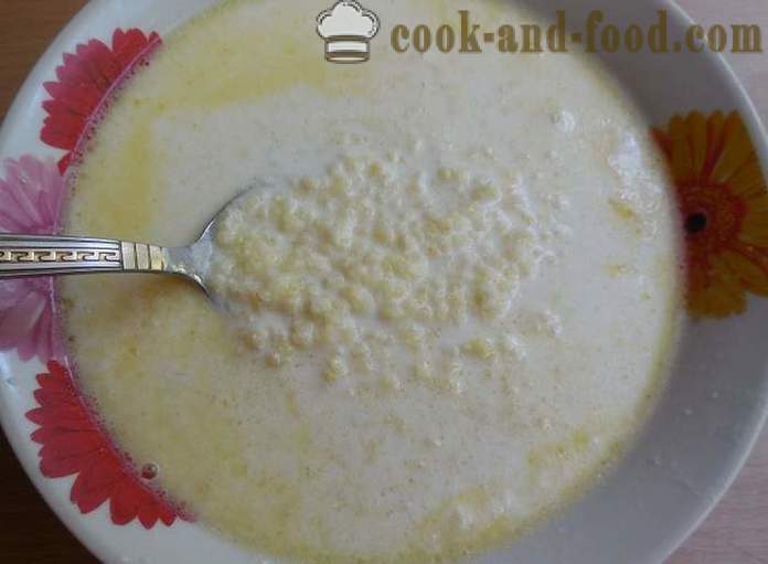 Millet porridge with milk - how to cook millet porridge with milk, a step by step recipe photos