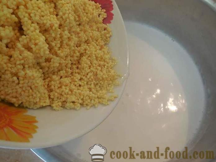 Millet porridge with milk - how to cook millet porridge with milk, a step by step recipe photos