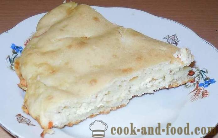 Jellied cake on kefir with meat and vegetables - how to cook a pie stuffed with filler, a step by step recipe photos