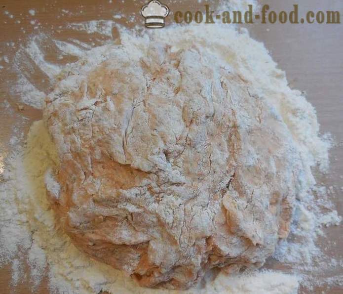 Homemade Italian bread with tomato - how to make bread at home, step by step recipe for homemade bread with photos