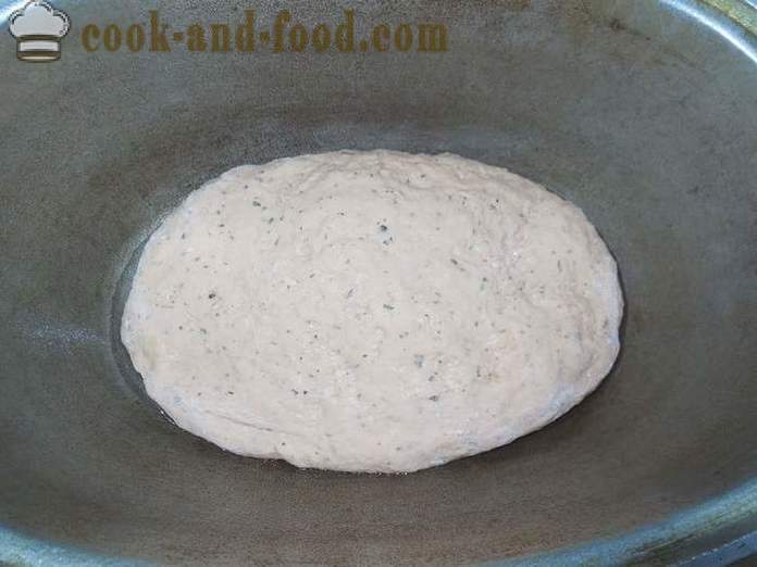 Homemade Italian bread with tomato - how to make bread at home, step by step recipe for homemade bread with photos