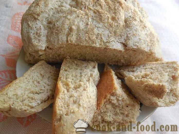 Delicious and healthy wheat bran cereal wholemeal - how to make homemade bread, a simple recipe and step by step photo