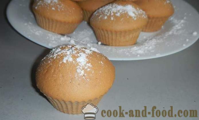 Homemade recipe for a simple cake in silicone molds - how to make delicious cupcakes simple, step by step recipe for the cake with photo