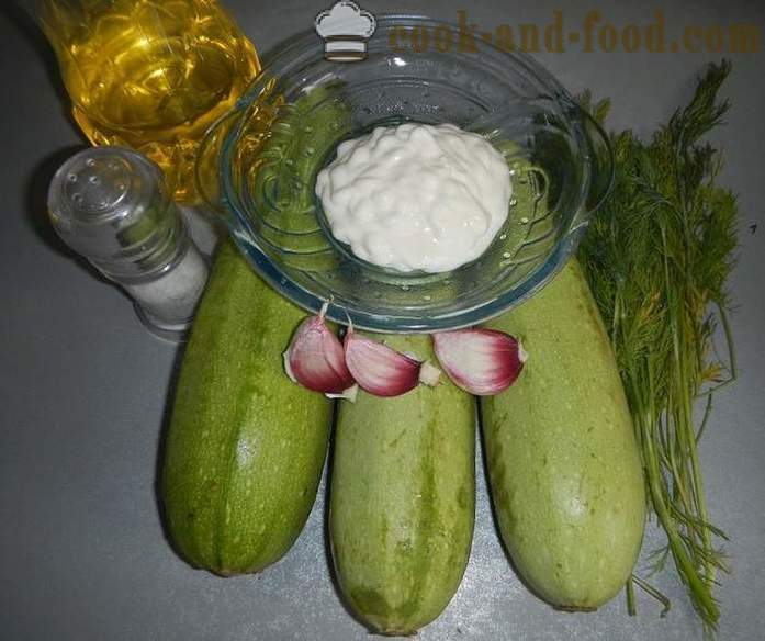 Fried zucchini: garlic, mayonnaise and dill - how to cook delicious fried zucchini in the pan, recipe with photos, step by step