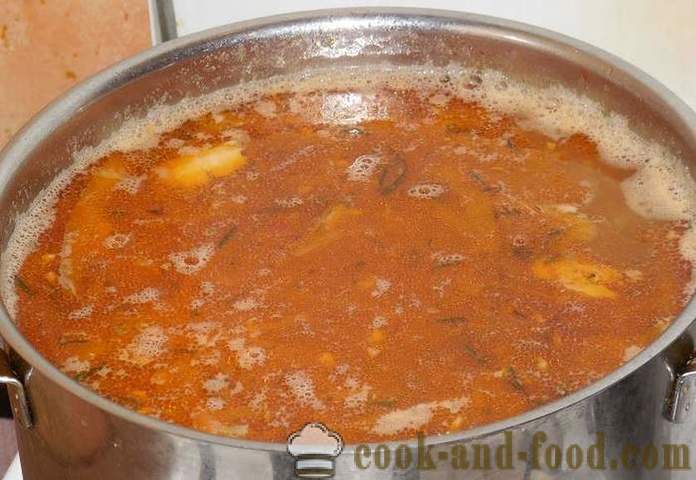 Delicious homemade soup with beans in Ukrainian - how to cook soup with beans in Ukrainian - a step by step recipe photos
