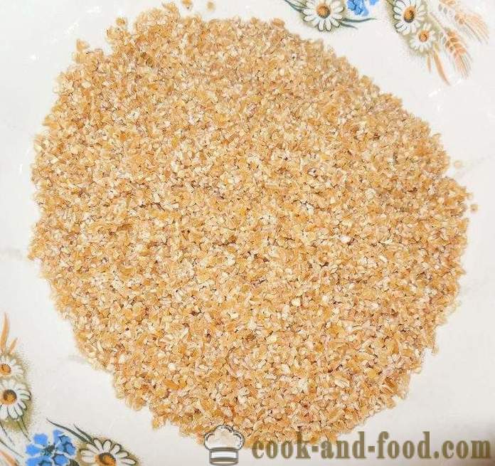 How to cook wheat cereal with milk - step by step recipe photos