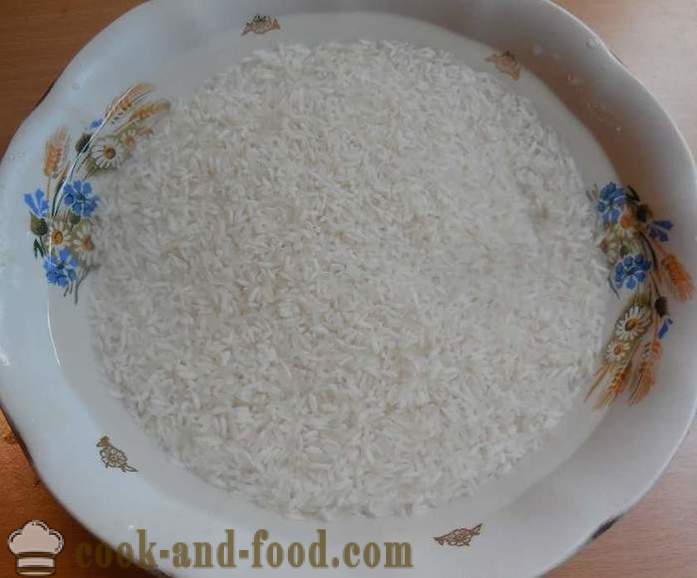 How to cook crisp rice garnish in a pan properly - how to brew rice on the water - a step by step recipe photos