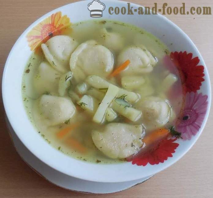 Vegetable soup with dumplings - how to cook soup with dumplings - grandma's recipe with step by step photos