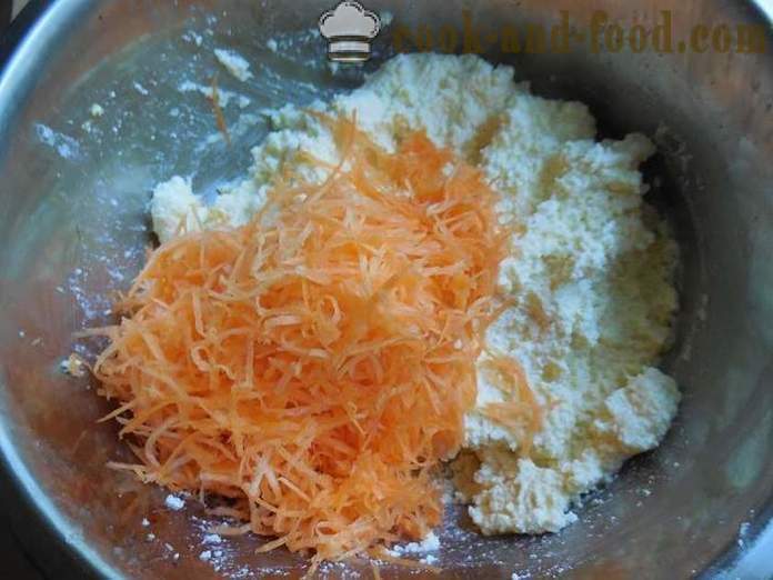 Curd cheese cakes with carrots in multivarka - how to cook carrot cheesecake - a step by step recipe photos