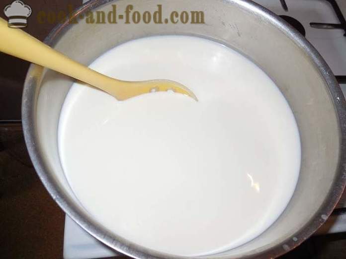 How to make homemade cottage cheese from the milk - a simple recipe and step by step photo