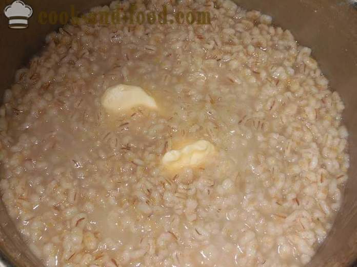 Delicious barley porridge on the water - a step by step recipe with photos - how to cook barley porridge