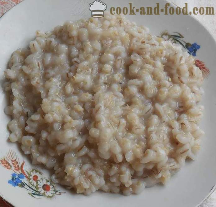 Delicious barley porridge on the water - a step by step recipe with photos - how to cook barley porridge