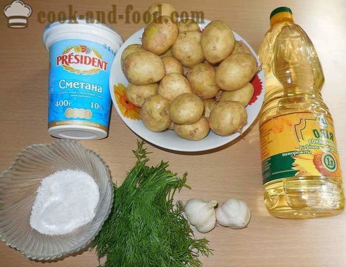 Young potatoes in multivarka with sour cream, dill and garlic - step by step recipe with photos as delicious to cook new potatoes