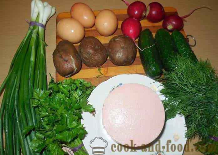 Delicious homemade hash sausage on serum - how to cook hodgepodge in the serum - a step by step recipe photos