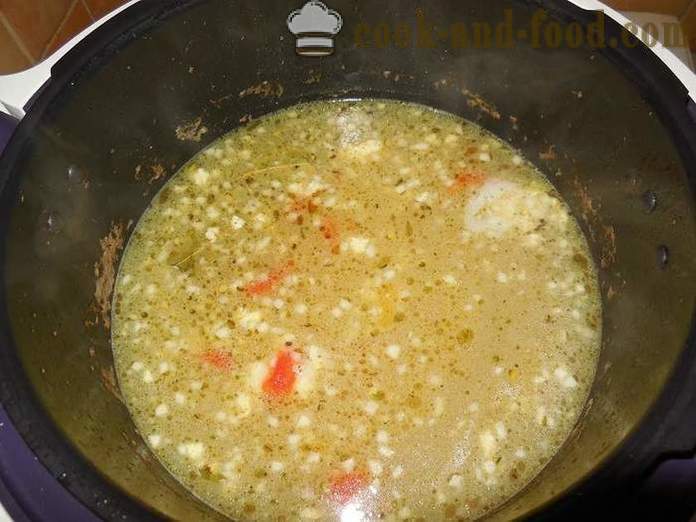 Delicious vegetable soup with meat in multivarka - a step by step recipe with photos how to cook vegetable soup with frozen peas and green beans