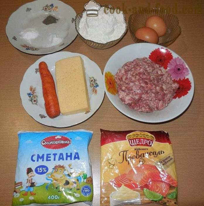 Meat pie in multivarka in haste - how to cook a cake in multivarka filler - a step by step recipe photos
