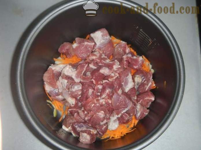 Delicious pork goulash in gravy multivarka or pork - a step by step recipe with photos how to cook pork goulash