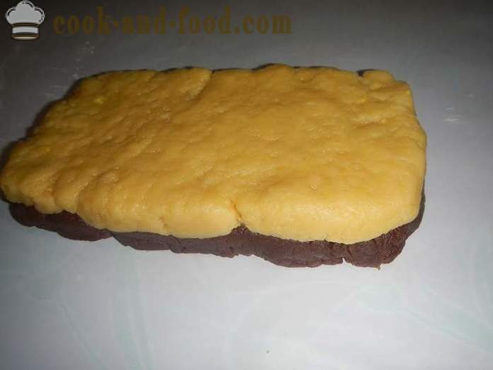 French pastry Sable - how to cook a delicious two-color shortbread - recipe with photos, step by step