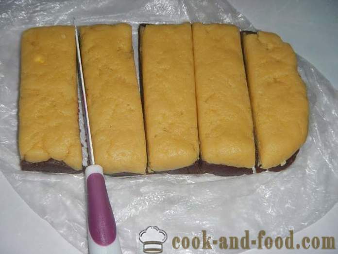 French pastry Sable - how to cook a delicious two-color shortbread - recipe with photos, step by step
