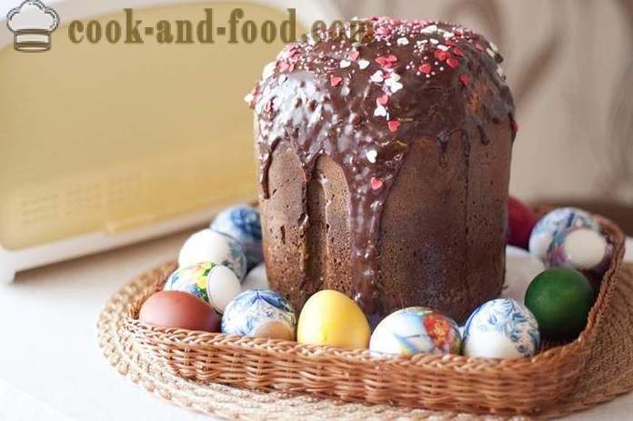 How to bake a delicious chocolate cake for Easter - a simple and original recipe for the dough cake with rum and wine