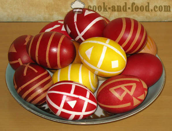 Painted eggs or Krashenki - how to paint eggs for Easter