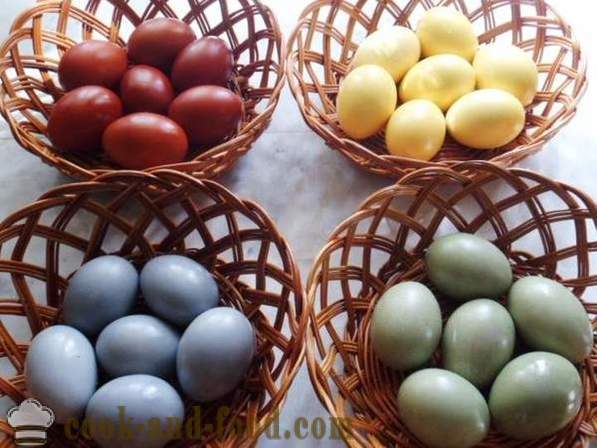 Natural dyes for eggs for Easter - how to make a natural dye at home