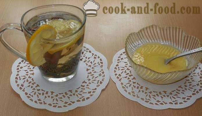 Green tea with ginger, lemon, honey and spices - how to brew ginger tea recipe with photos.