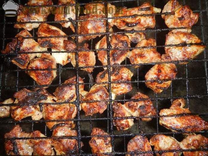 Juicy pork on the grill - how to marinate the meat for kebabs, barbecue, grilling or frying on the grill recipe with photos.