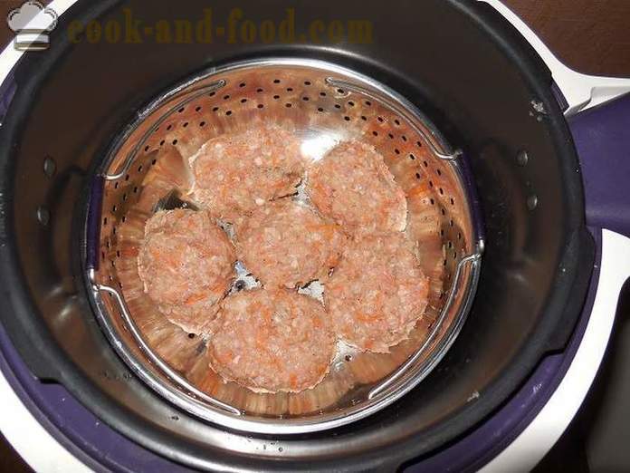 Grechanik with minced meat in multivarka - how to cook a turkey Grechanik steamed, step by step recipe photos.