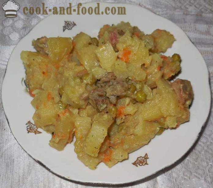 Vegetable stew in multivarka, with meat and potatoes - how to cook beef stew in multivarka, step by step recipe with photos.