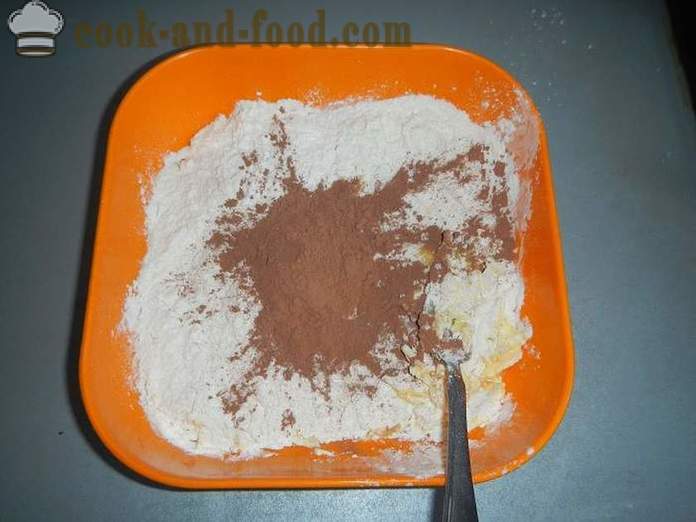 Chocolate cheesecake Giraffe - how to cook a cake, step by step recipe photos