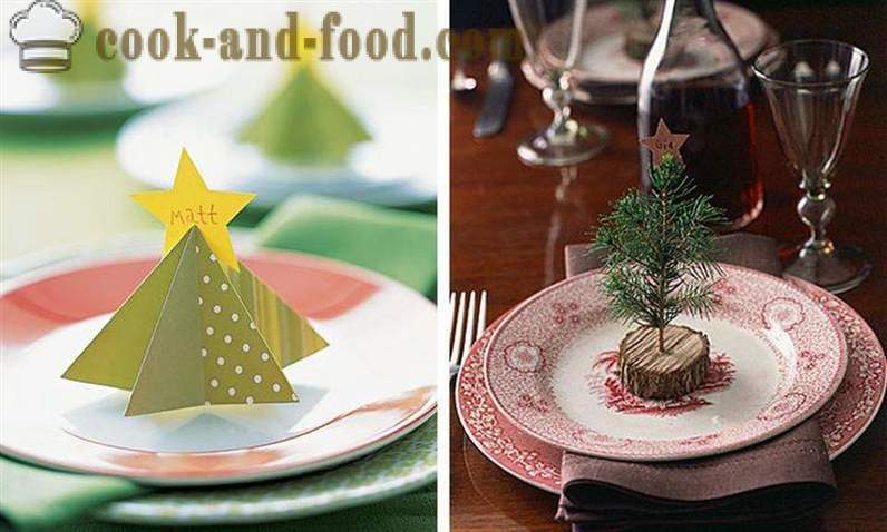 New Year's decoration of the table, how to decorate the Christmas table for 2015 Sheep (with photos).