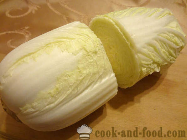 Carving for Beginners vegetables: Chrysanthemum flower of Chinese cabbage, photos